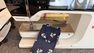 #Bernina B790 Plus. Eine kleine Umhängetasche nähen.