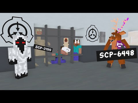 Monster School : SCP-6448 PRISON BREAK VS ENTITY 303 PRISON BREAK - Minecraft Animation
