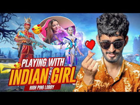 Playing with Indian Girl High PING Lobby 🔥& I Took Her Revenge🥵 | FalinStar Gaming | PUBG MOBILE