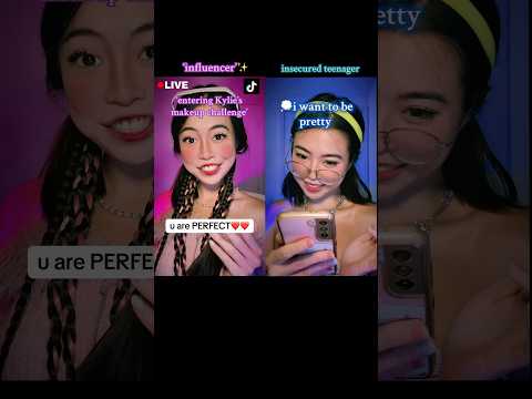 insecured girl chases beauty standard but turns out it was AI🤖💔#pov #foryouシ #shorts #relatable