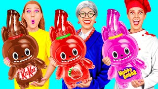 Yo vs Abuela Desafío de Decoración de Pasteles | Recetas de Comida Divertidas por TeenChallenge