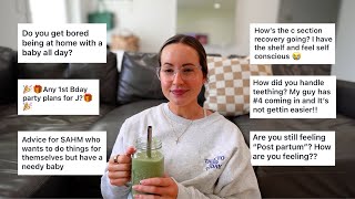 Chatty catch up ☕️ C-section scar, being bored as a SAHM, how I'm doing 9 months postpartum & more