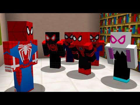 Minecraft: ESCOLA DO HOMEM ARANHA - O FILME