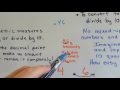 Metric System Conversions and Concepts