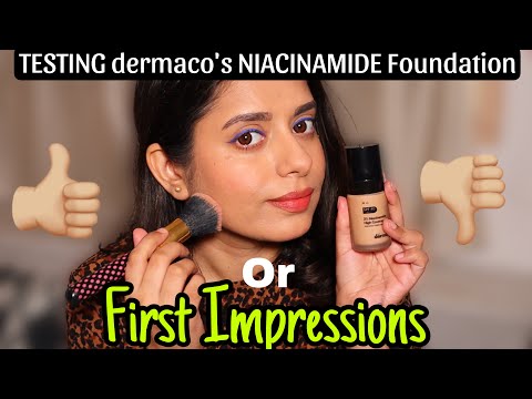 When You Use Derma Co 2% NIACINAMIDE Foundation on Acne Skin..? Dermaco Foundation review in Tamil