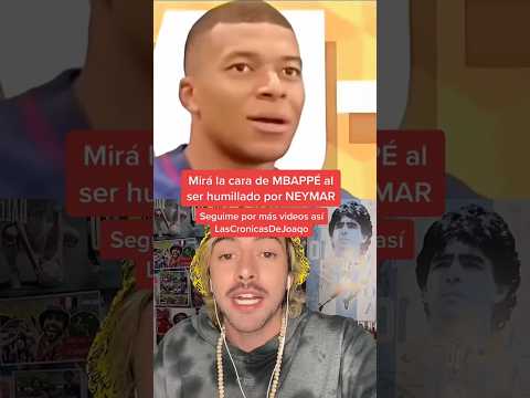 Mira la CARA de #MBAPPE al ser humillado por #NEYMAR 😱| El reto de #futbol que ganó crack del PSG