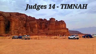 Let's go to Judges Chapter 14. Samson  goes down to Timnah for Marriage