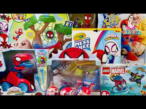 Unboxing and Review of Marvel Spidey and His Amazing Friends Toy Collection