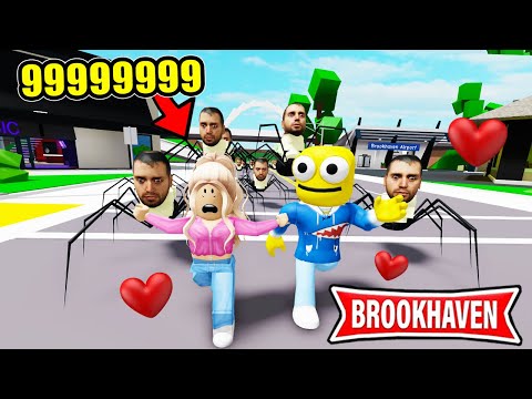 ODA & ODETTE vs 9999999 SKIBIDI SPIDER ENORME (incroyable) #4 ! Roblox Brookhaven RP