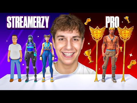 MISTRZ ŚWIATA vs 3 STREAMERÓW w Fortnite