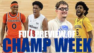 CHAMP WEEK FULL PREVIEW: Bubble teams galore, Top seed chaos, and SO MUCH MORE! ITS MARCH BABY WOOOO