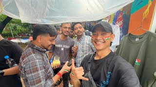 DIKERUMUNIN ABANG” INDIA,PADA MAU MASUK VLOG BERASA ARTIS😆SERU BANGET KALI INI CORET MUKA  BENDERA🇮🇳