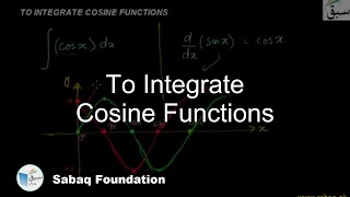 To Integrate Cosine Functions