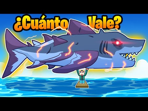 ¡CONSEGUÍ el MEGALODON SPARKLING SHINY LUNAR en FISCH ROBLOX! 🦈 ¿CUÁNTO VALE?