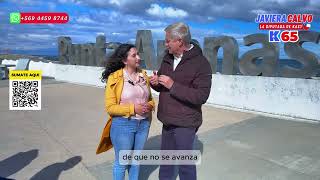 Javiera Calvo junto a Jose Antonio Kast en Magallanes