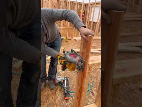 One of the best ways to secure a half wall #framing #framers #framer