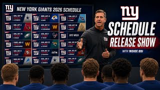 NFL Just DROPPED the Giants 2026 Schedule… and It’s INSANE