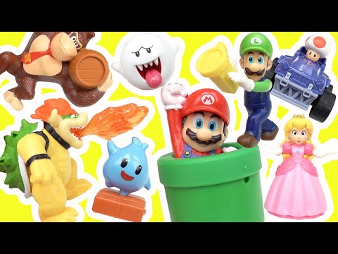 The Super Mario Bros Movie Luigi, Peach, Bowser, Toad Transform into McDonalds Happy Meal