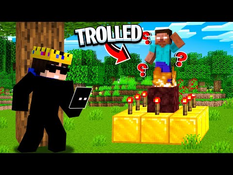 I Trolled Herobrine In Minecraft...