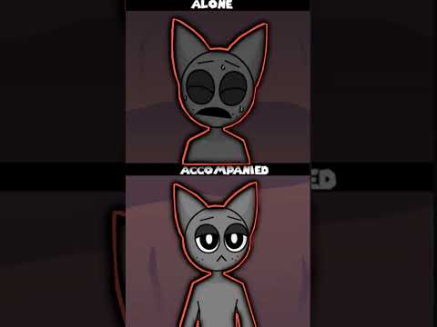 SPRUNKI WENDA X GREY🤍🩶 ACCOMPLISH X ALONE😈🔪PERFECT OUTLINE#sprunki #wenda #grey #outline#incredibox