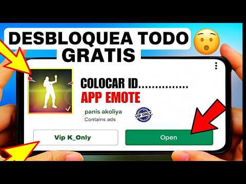PROBE las MEJORES APP y GENERADOR para CONSEGUIR EMOTES GRATIS en FREEFIRE 2025
