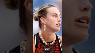 Aryna Sabalenka pairs sheer dress with more than 127 carats of jewelry at the US Open #tennis