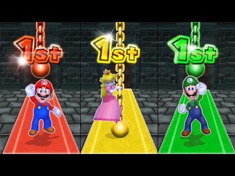 Mario Party 9 Minigames - Mario Vs Peach Vs Luigi Vs Yoshi (Master Difficulty)