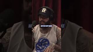Why Post Malone doesn’t smoke #postmalone #jreshorts #livehard