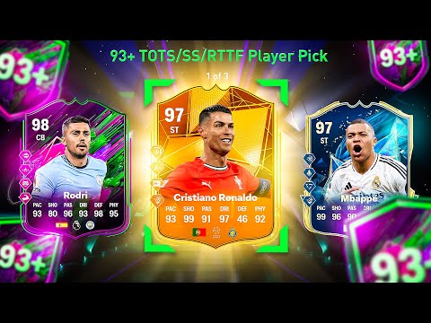 15x 93+ TOTS, SS or RTTF PLAYER PICKS! 🟠 FC 25