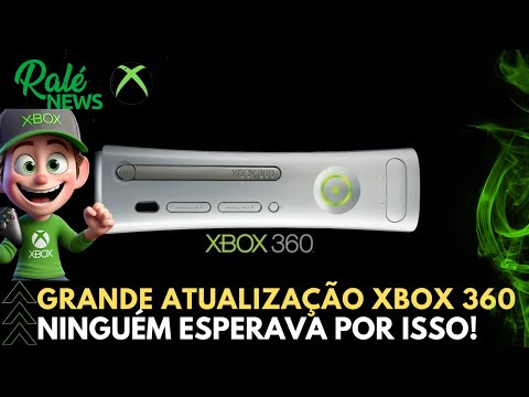 INCRÍVEL E DE SURPRESA! XBOX 360 RECEBE ATUALIZAÇÃO EM PLENO 2025! Nostalgia Viva!