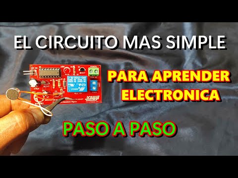 ✅TODO ELECTRONICO DEBES CONOCER ESTO 👀👉 EL CIRCUITO MAS SIMPLE PARA APRENDER ELECTRONICA PASO A PASO