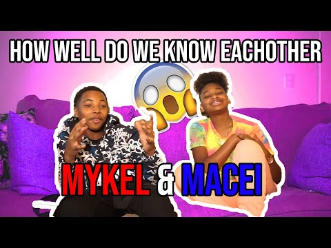 HOW WELL DO WE KNOW EACH OTHER | MACEI & MYKEL