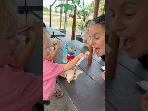 My niece fed me the BEST ice cream #shorts