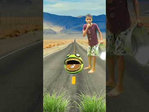 monster Pac-Man vs zombie hand vs Patlu funny VFX #shorts #youtubeshorts #viral