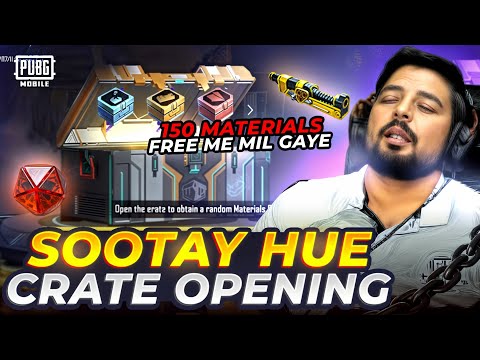 One Of The Biggest 1000 Material Crate Opening ๐ | PUBG MOBILE