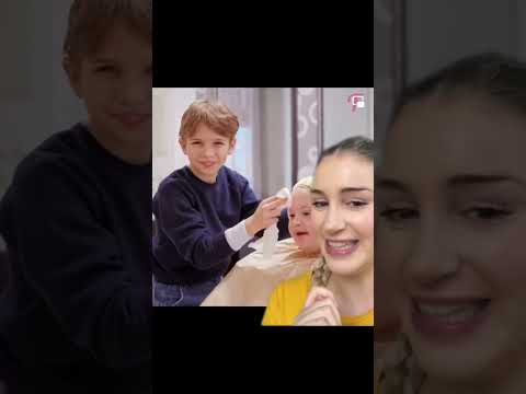 Trasformazione di una bambina con la sindrome di down