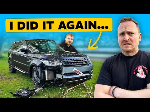 I CRASHED A RANGE ROVER...AGAIN!!