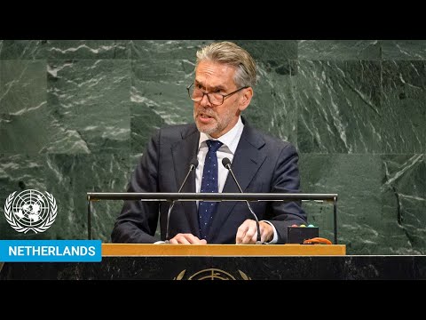 YouTube video thumbnail: Netherlands - Prime Minister Addresses United Nations General Debate, 80th Session