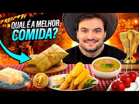 PROVANDO COMIDAS DE FESTA JUNINA - QUAL É A MELHOR?