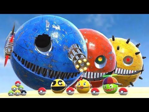 9PACMANS VS ROBOT PACMANS ll best collection X244