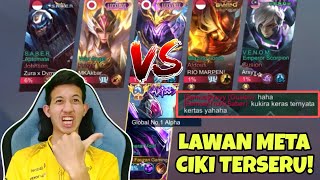 PANAS!! ALPHA FAUZAN 1 VS 5 LAWAN META CIKI! MODE SERIUS BOY!