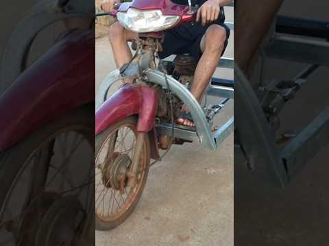 Home made tricycle from motorbike