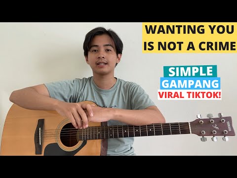 VIRAL TIKTOK! (Wanting You Is Not A Crime - Mario A) (Tutorial Gitar) Chord Asli & Gampang!