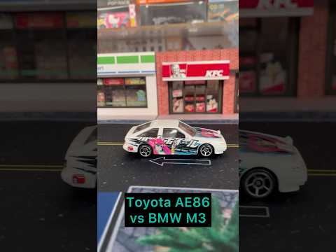 Crazy Race BMW vs Toyota AE86