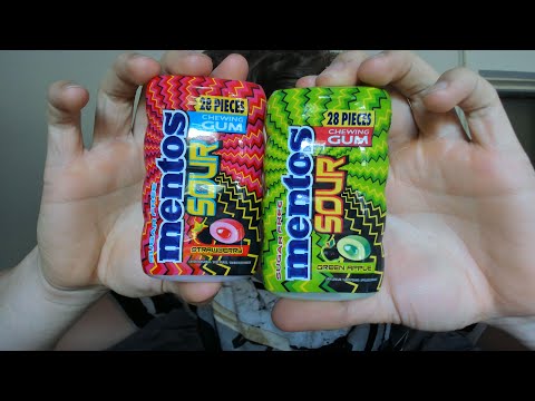 asmr eating chewing gum