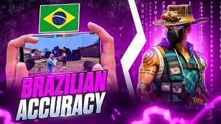 HOW TO INCREASE ACCURACY LIKE BRAZILIAN PLAYERS 🇧🇷 IN FREE FIRE / BRAZILIAN PLAYERS SECRET ACCURACY