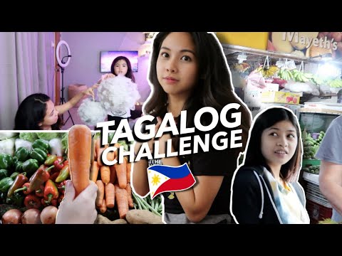 SPEAKING ONLY TAGALOG FOR A DAY? (first time at the market + Q&A)