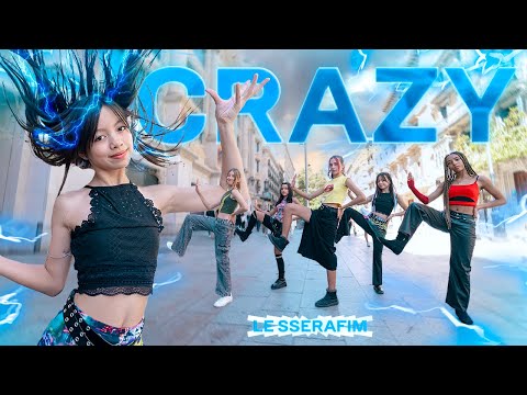 [KPOP IN PUBLIC] LE SSERAFIM (르세라핌) _ CRAZY | Dance Cover by Mini EST from Barcelona