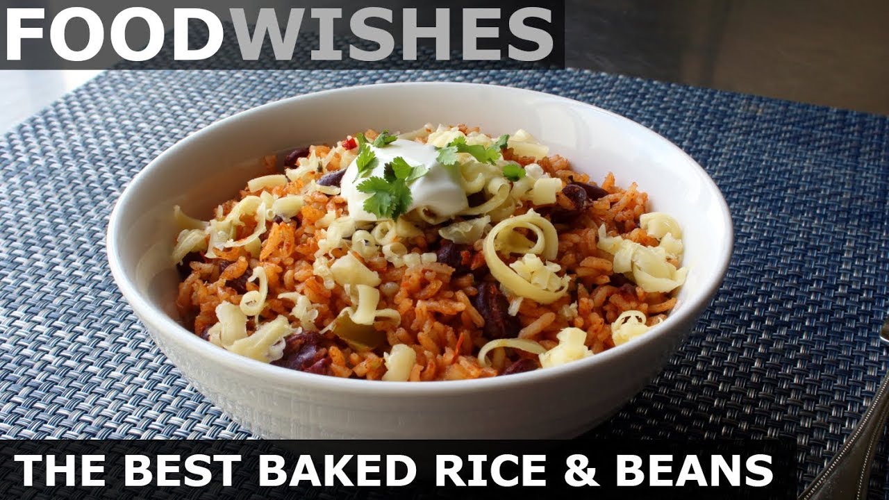 The Best Baked Rice and Beans