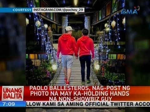 Paolo Ballesteros, nag-post ng photo na may ka-holding hands na non-showbiz guy